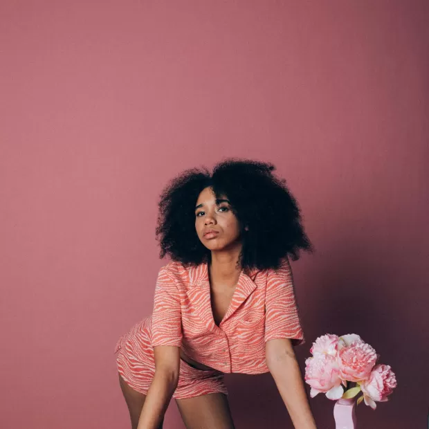 camiseta rosa mujer