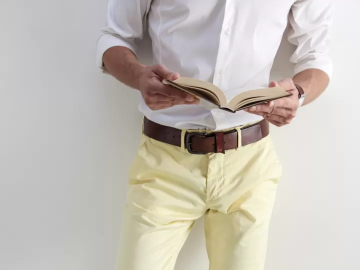 pantalon pana beige