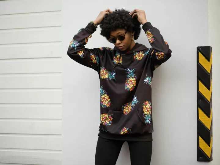 top estampado mujer