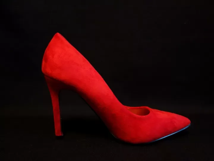zapato tacon rojo