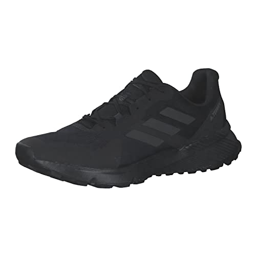 adidas Terrex SOULSTRIDE, Zapatillas de Trail Running Hombre, NEGBÁS/Carbon/GRISEI, 40 2/3 EU