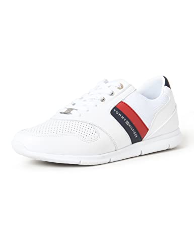 Tommy Hilfiger Mujer Sneakers Running Zapatillas Deportivas, Multicolor (Red/White/Blue), 38 EU