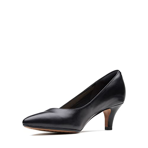 Clarks Linvale Jerica, Zapatos de Tacón Mujer, Negro (Black Leather), 39 EU