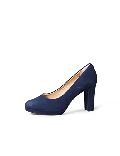 Clarks Kendra Sienna, Zapatos de tacón con Punta Cerrada Mujer, Azul (Blue Marine), 39 EU