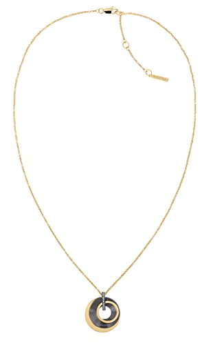 Calvin Klein Collar para Mujer,Oro Rosado,Talla Única