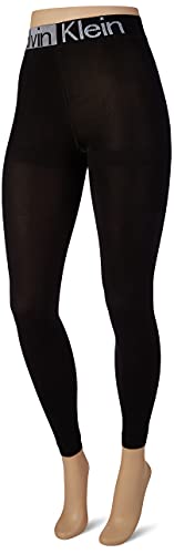 Calvin Klein Logo Women's Leggings 1 Pack, Negro, S para Mujer