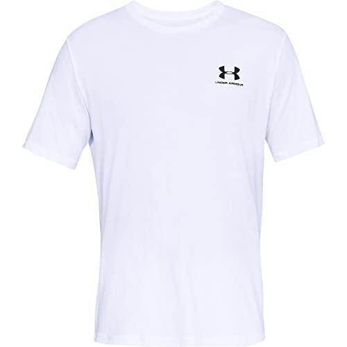 Under Armour Sportstyle Left Chest, Camiseta Hombre, Blanco (White), XXL