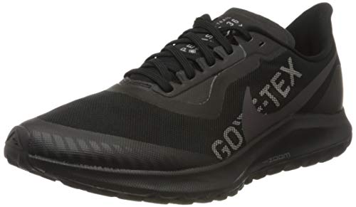 Nike Zoom Pegasus 36 Trail GTX, Hombre, Multicolor (Black/Thunder Grey/Total Orange 001), 44 EU