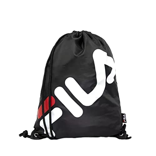 Fila Bogra Sport Drawstring Backpack - Mochila de deporte, talla única, color Negro, talla Einheitsgröße