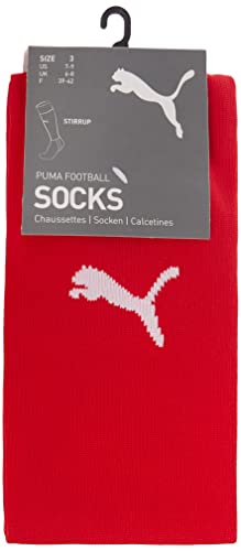 PUMA LIGA Stirrup Socks Core Socks, Hombre, Red White, 1