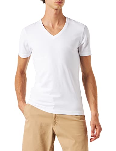 Daniel Hechter Doppelpack Camiseta, Blanco (Weiß 01), XXL (Pack de 2) para Hombre