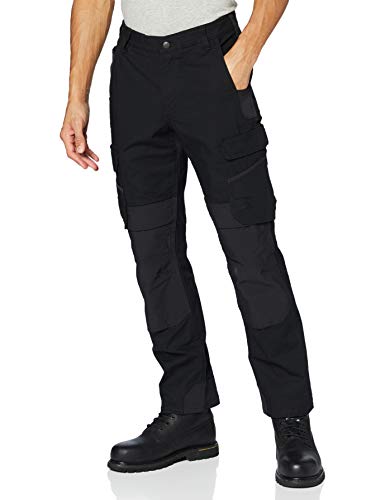 Carhartt Men's Rugged Flex Steel Cargo Pant, Black, 34 x 36