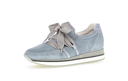 Gabor Zapatos bajos para mujer, plantilla intercambiable, color Azul, talla 38.5 EU