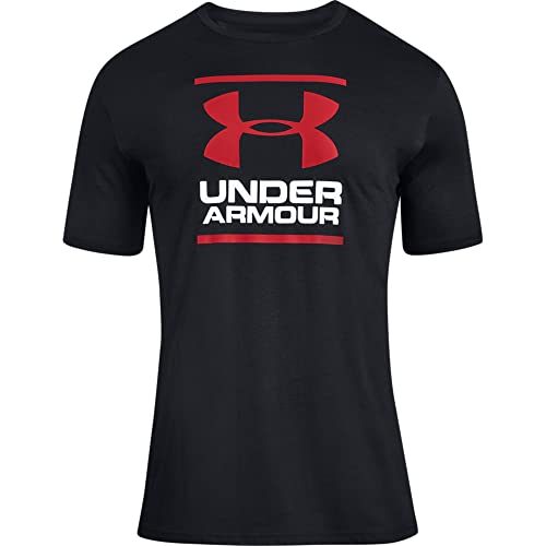 Under Armour Ua Gl Foundation Short Sleeve Tee, Camiseta Hombre, Negro (black White Red), XL