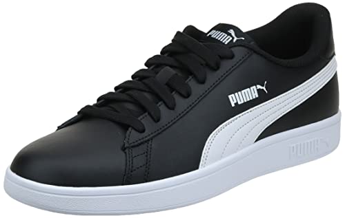 PUMA Smash V2 L, Sneaker Unisex Adulto, Negro (Black/White), 42 EU