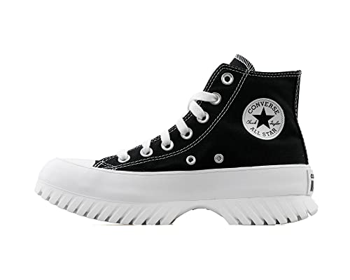 Converse Chuck Taylor All Star Lugged 2.0, Sneaker Mujer, Black/Egret/White, 37.5 EU