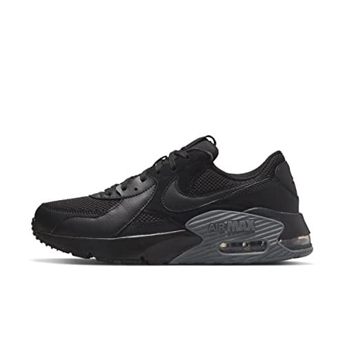 NIKE Air MAX Excee, Zapato de Mujer, Black/Black-Dark Grey, 38 EU