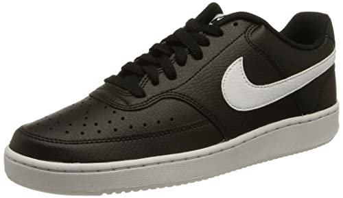 Nike Court Vision Low Next Nature, Zapatos de Baloncesto Hombre, Negro (Black/White), 38.5 EU