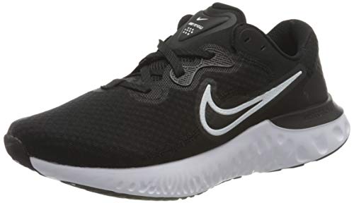 Nike Renew Run 2, Zapatillas para Correr Mujer, Negro Black White Dk Smoke Grey, 42 EU