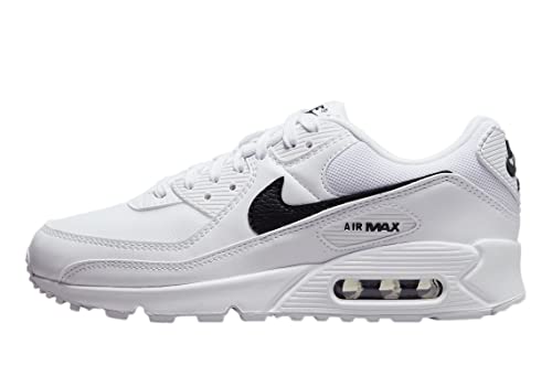 Air Max 90 - Zapatos para mujer, talla 9.5 a 11.0, color blanco/negro-blanco, Blanco, negro, blanco, 43 EU