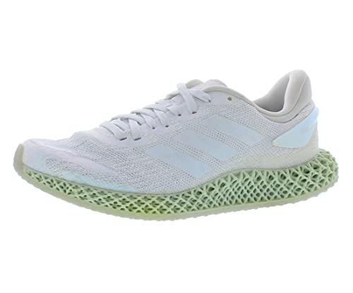 adidas 4D Run 1.0 Zapatos para hombre Talla 9.5, Color: Blanco/Menta, Blanco/Verde menta