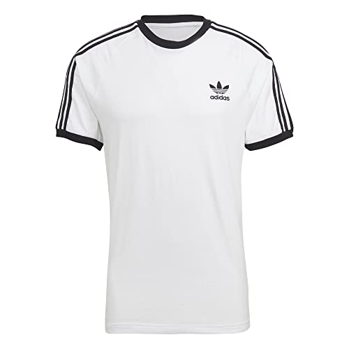 Adidas Camiseta modelo 3-STRIPES TEE, color Blanco, talla XS