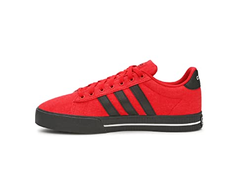 adidas Zapato de skate diario 3.0 para hombre, Rojo/Negro, 44 EU