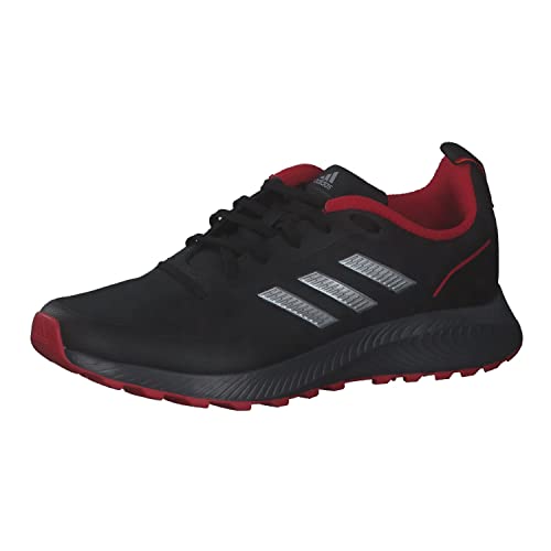 adidas Runfalcon 2.0 TR, Road Running Shoe Hombre, Core Black Silver Metallic Grey, 42 2/3 EU