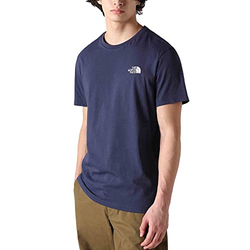 THE NORTH FACE Simple Dome Camiseta, Summit Navy, Large para Hombre