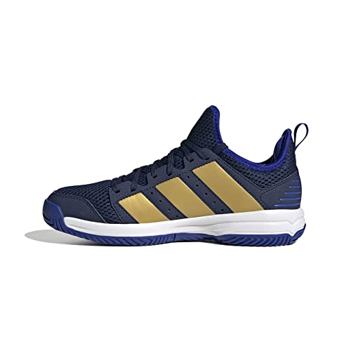 adidas Stabil Jr, Sneaker, Team Navy Blue 2/Matte Gold/Lucid Blue, 38 EU