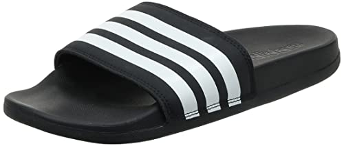 adidas Adilette Comfort, Chanclas de Playa y Piscina Hombre, Negro (Core Black/Footwear White/Core Black 0), 43 1/3