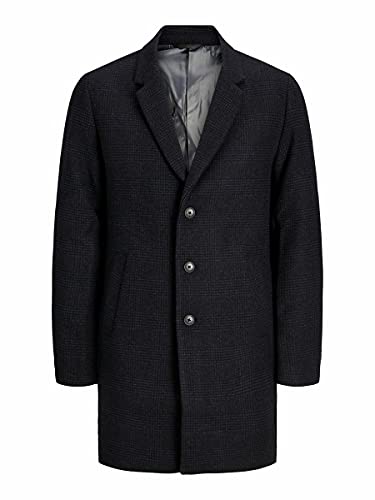 Jack & Jones Jjemoulder Wool Coat Sn Abrigo de Lana, Gris Oscuro, M para Hombre
