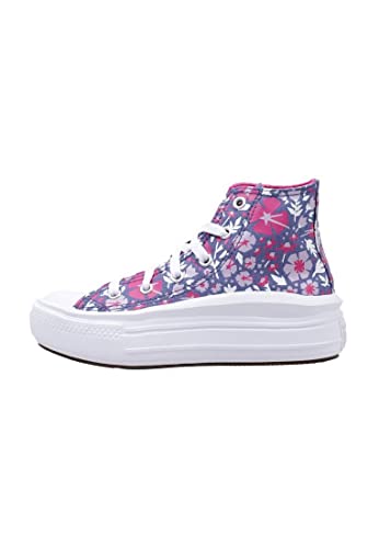Sneakers Bambino Converse Chuck Taylor All Star Move Platform Paper Floral 372756c