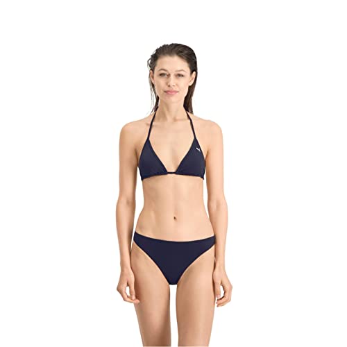 PUMA 100000043001020 Swim Women Classic Bikini Bottom 1P Color: Navy - Talla: M