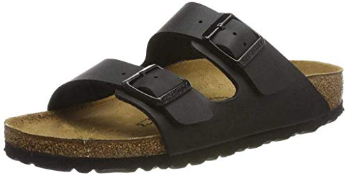 Birkenstock Arizona, Zapatos con Hebilla Unisex Adulto, Negro (Black 51191), 44 EU (Normal)