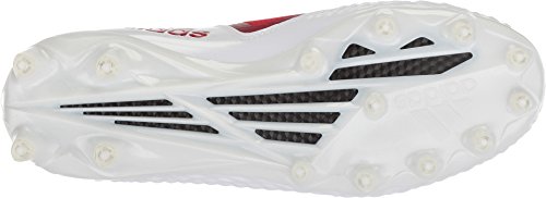 Adidas Hombres Freak x Carbon Mid High Tops Cordon Zapatos para Béisbol, White/Power Red/Power Red, Talla 9