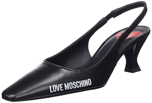 Love Moschino Scarpad.roqueto50 Borla, Zapatos Mujer, Negro, 40 EU