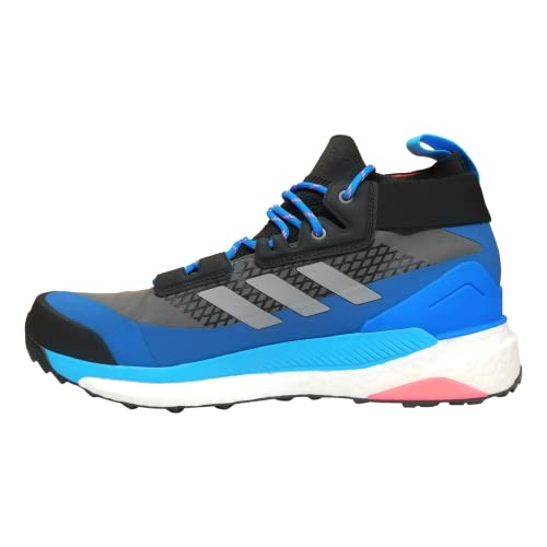adidas Men's Outdoor Terrex Free Hiker GTX Hiking Shoe (Blue/Grey, 10)