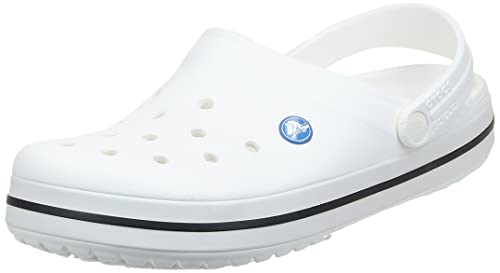 Crocs Crocband, Zuecos Unisex Adulto, Blanco (White), 39/40 EU