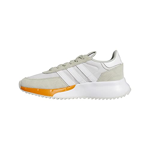 adidas Retropy F2, Sneaker Mujer, Grey/Cloud White/Orange Rush, 40 EU