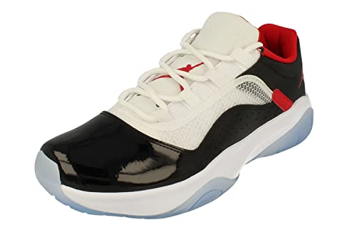 NIKE Air Jordan 11 CMFT Low Hombre Basketball Trainers DO0613 Sneakers Zapatos (UK 9 US 10 EU 44, White University Red Black 160)