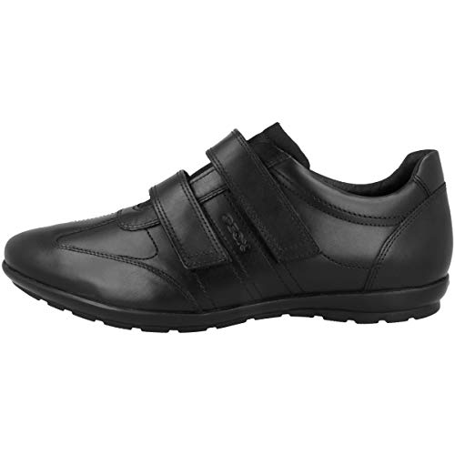 Geox Uomo Symbol D, Zapatos Hombre, Negro, 40 EU