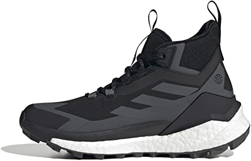 adidas Terrex Free Hiker Gore-TEX - Zapatos de senderismo para mujer, Negro core/Gris Seis/Blanco nube, 38 EU