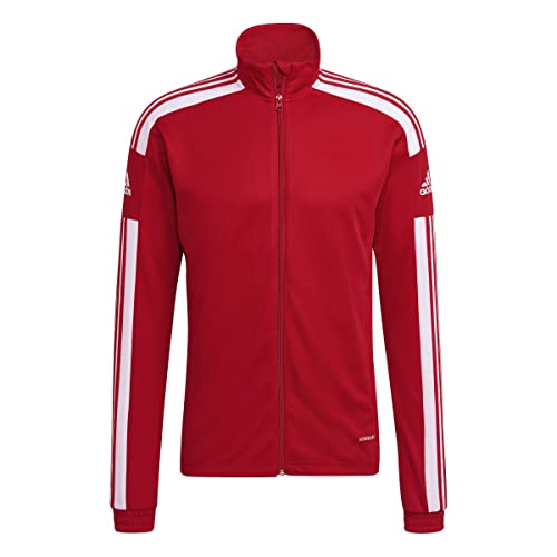 adidas SQ21 TR JKT Jacket, Mens, Team Power Red/White, L