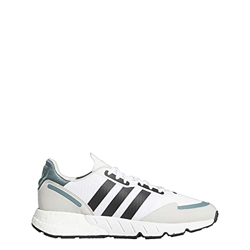 adidas Mens Zx 1K Boost Sneakers Shoes Casual - Black,White - Size 10 M