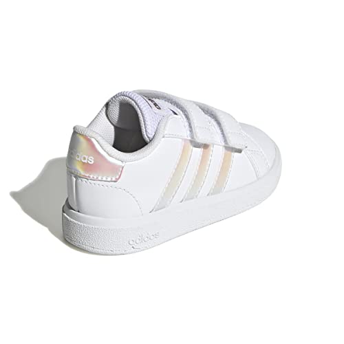 adidas Grand Court 2.0 CF I, Sneaker, FTWR White/Iridescent/FTWR White, 22 EU