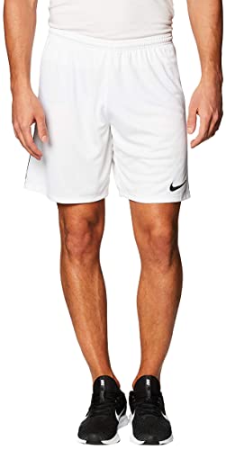 Nike M Nk Dry Lge Knit II Short NB Pantalones Cortos de Deporte, Hombre, White/Black/Black