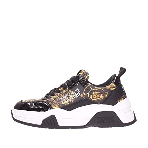 Zapatos Mujeres Sneakers VERSACE JEANS COUTURE 72VA3SF4 ZP091 G89 Negros