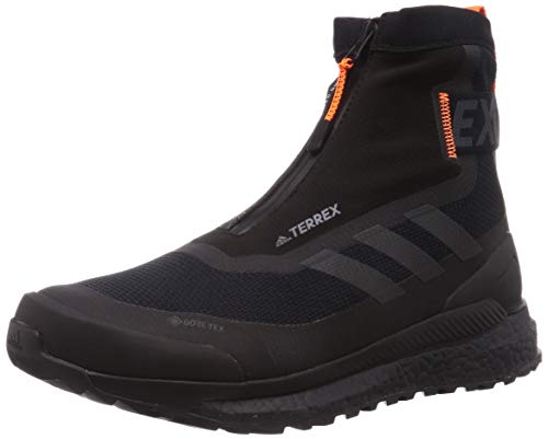 adidas Terrex Free Hiker Cold.RDY Gore-Tex, Zapato para Caminar Hombre, Black Orange, 42 EU