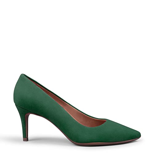 Stiletto - Zapatos de tacón de Aguja Verde Botella, EU 40